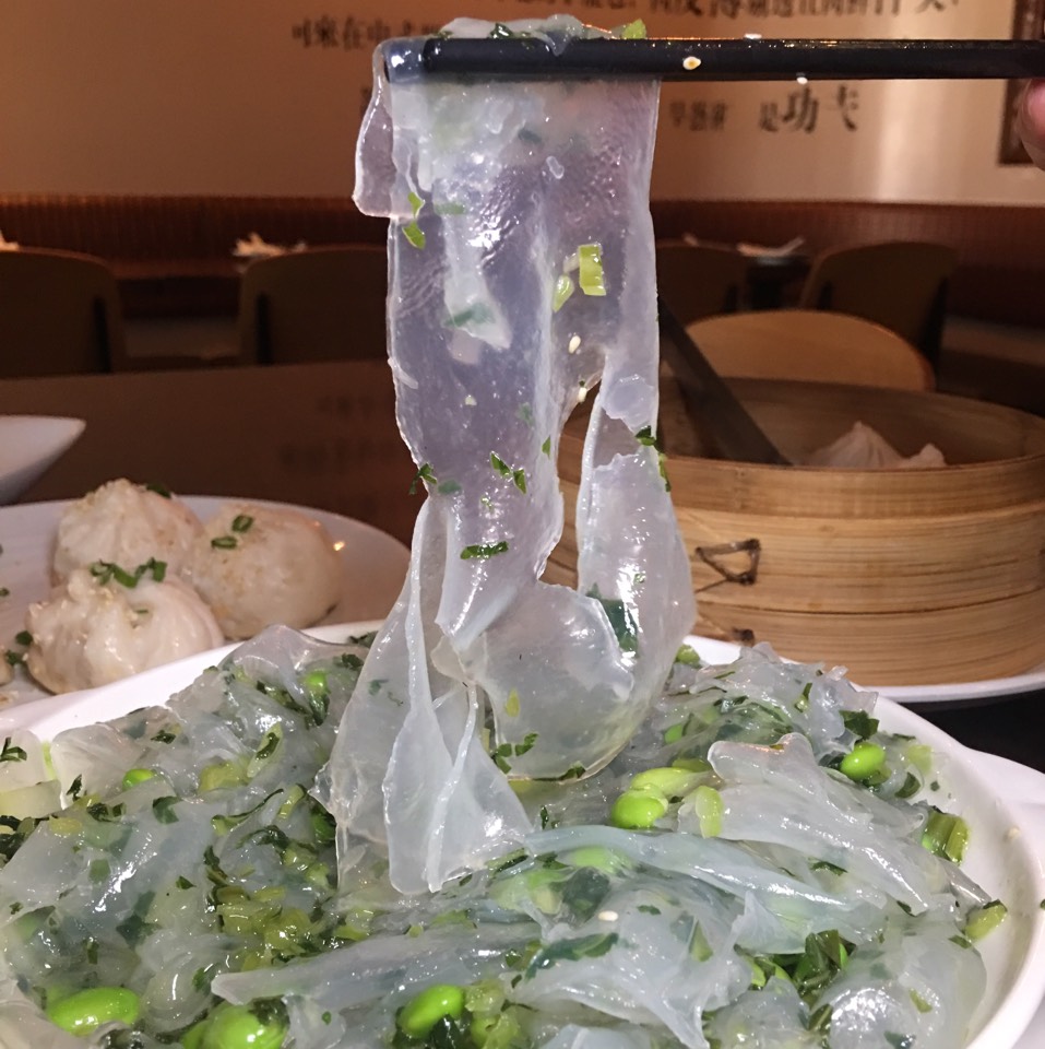 Snow Cabbage, Lima Bean, Mung Bean Jello from Kung Fu Xiao Long Bao on #foodmento http://foodmento.com/dish/40735
