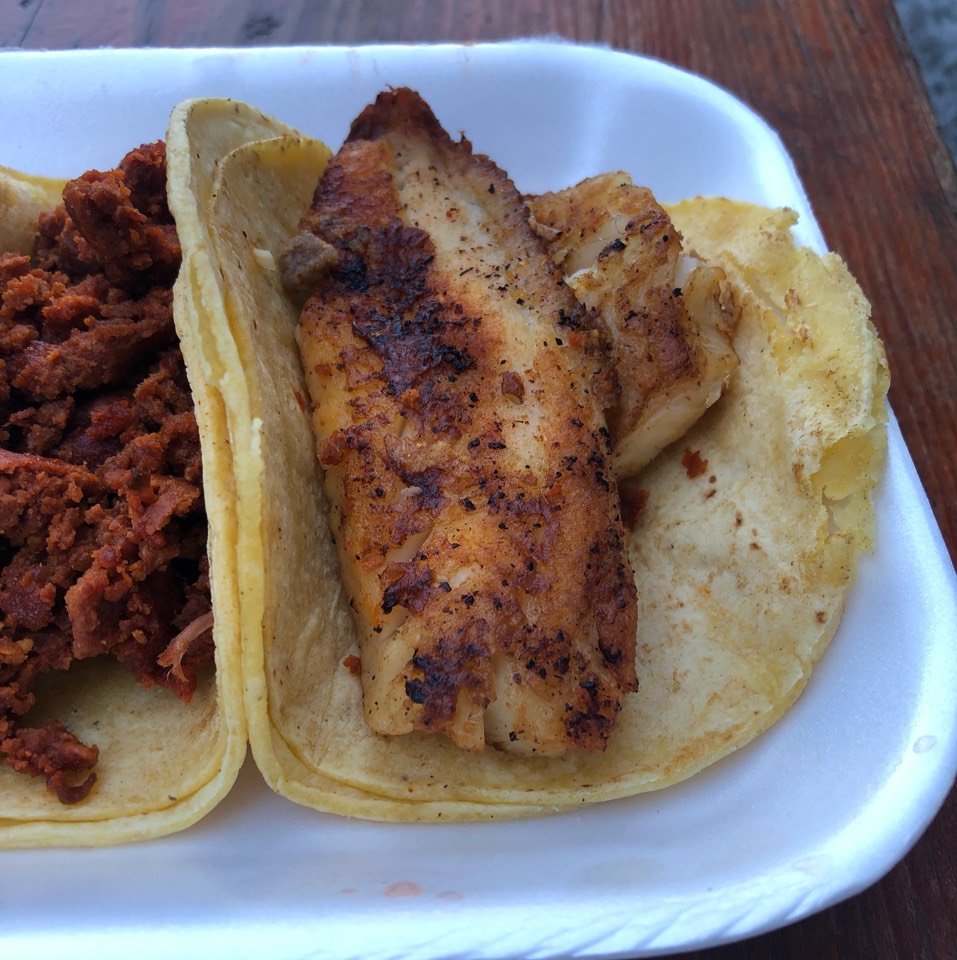 Pescado Taco (Fish) from Taco Dollar Truck on #foodmento http://foodmento.com/dish/47730