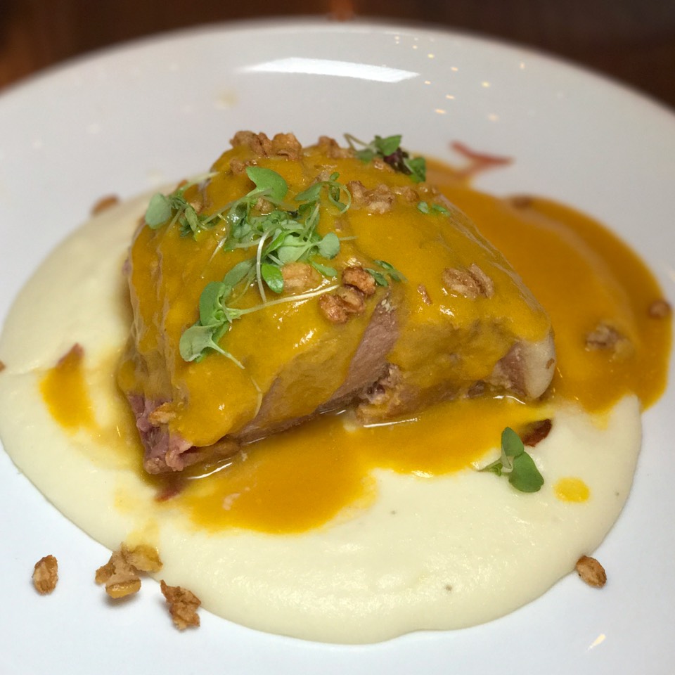 Milk Braised Pork Shoulder with Mashed Potatoes - A La Plancha, Etc.​ at The Purple Pig on #foodmento http://foodmento.com/place/990