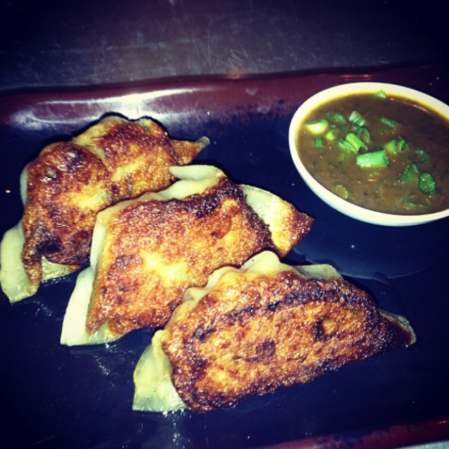 Mama Chang's Pork + Chive Dumplings at Myers + Chang on #foodmento http://foodmento.com/place/2417