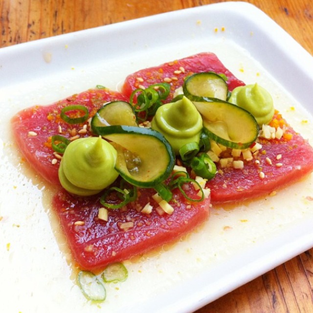 Atun Crudo (Yellowfin Tuna) from Toro on #foodmento http://foodmento.com/dish/9069