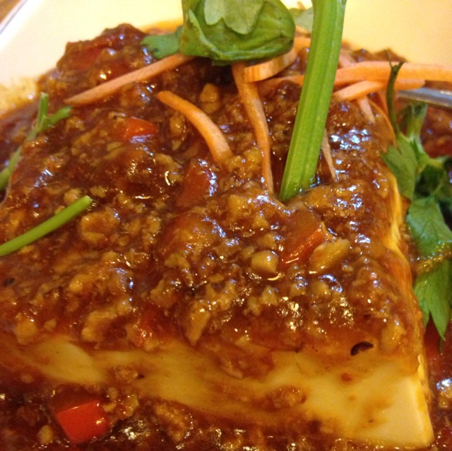 Minced Meat Steamed Beancurd on #foodmento http://foodmento.com/dish/5040