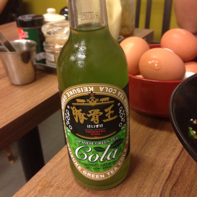 Japanese Green Tea Cola from Ramen Keisuke Tonkotsu King on #foodmento http://foodmento.com/dish/6299