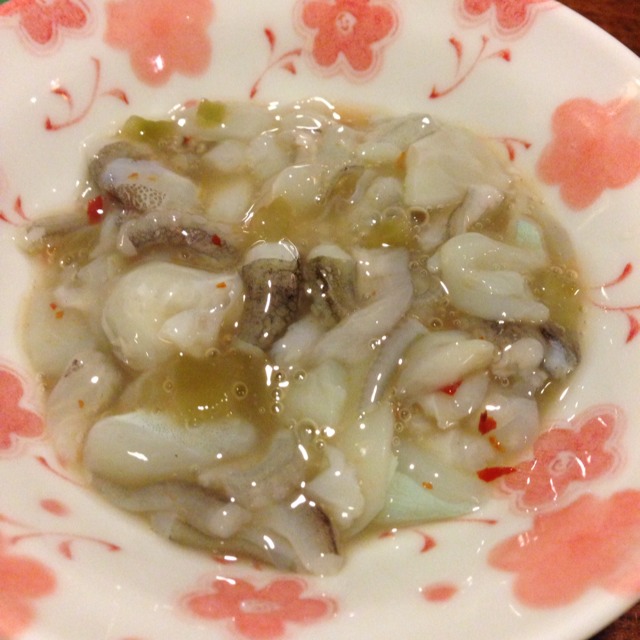 Tako Wasabi (Raw Octopus) at Yumeya Japanese Restaurant on #foodmento http://foodmento.com/place/1353