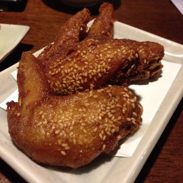 Tebesaki Karaage (Deep Fried Chicken Wings) at Yumeya Japanese Restaurant on #foodmento http://foodmento.com/place/1353