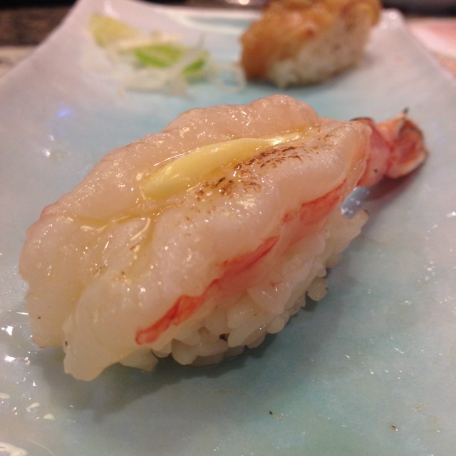 Roasted Red Shrimp With Butter Sushi at Itacho Sushi 板长寿司 on #foodmento http://foodmento.com/place/1948