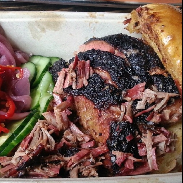 Brisket Sandwich from Mighty Quinn's BBQ on #foodmento http://foodmento.com/dish/9407