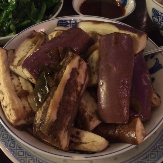 Steamed Eggplant Szechuan Style at Café China on #foodmento http://foodmento.com/place/316