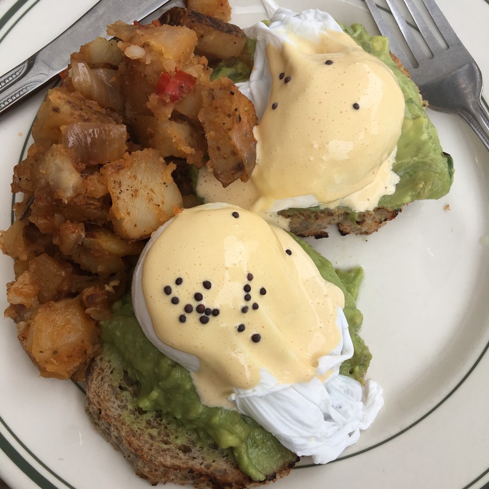 Avocado Eggs Benedict at The Butcher's Daughter on #foodmento http://foodmento.com/place/3677