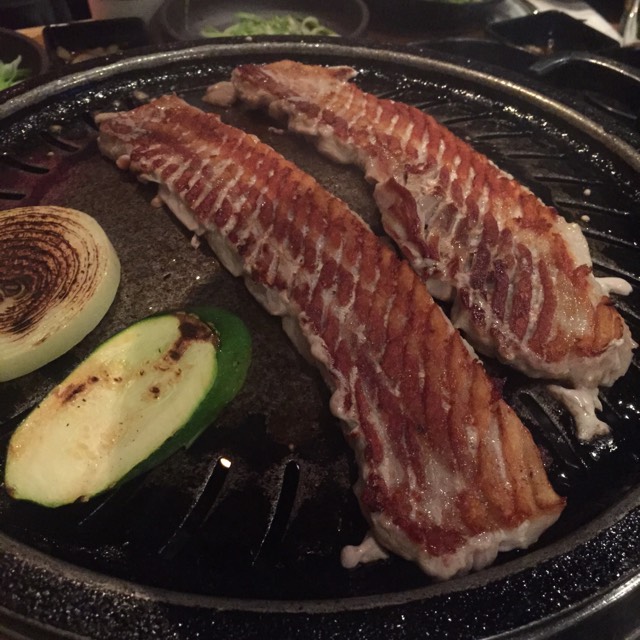 BBQ Samgyupsal (pork belly) at miss KOREA BBQ on #foodmento http://foodmento.com/place/4996