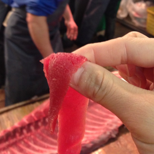 Wild Blue Fin Tuna (New Zealand) from 築地市場 (Tsukiji Fish Market) on #foodmento http://foodmento.com/dish/2970