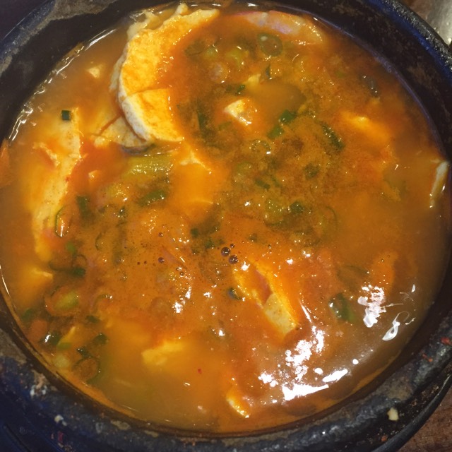 Mild Mix Seafood and Beef Soondoobu (Tofu Stew) at BCD Tofu House on #foodmento http://foodmento.com/place/8313
