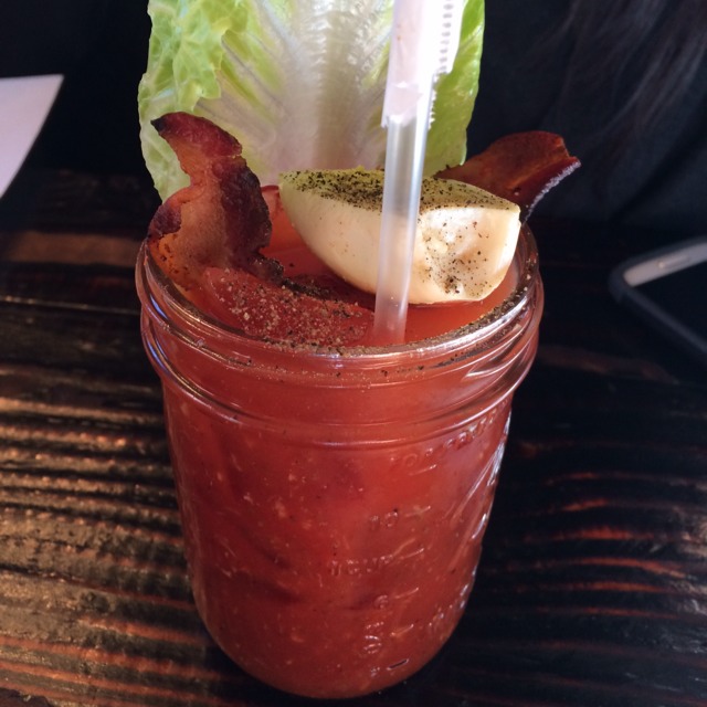 Bloody BLT (Bloody Mary With Bacon & Pickled Egg) from Jacob's Pickles on #foodmento http://foodmento.com/dish/9925