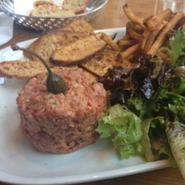 Beef Tartare & Old Style Mustard at Le Cartet Resto Boutique on #foodmento http://foodmento.com/place/2715