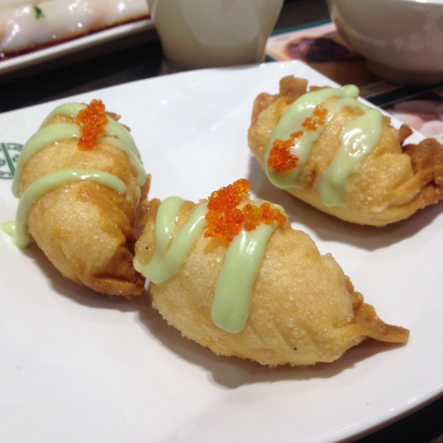 Wasabi Salad Prawn Dumpling at Tim Ho Wan 添好運 on #foodmento http://foodmento.com/place/1831