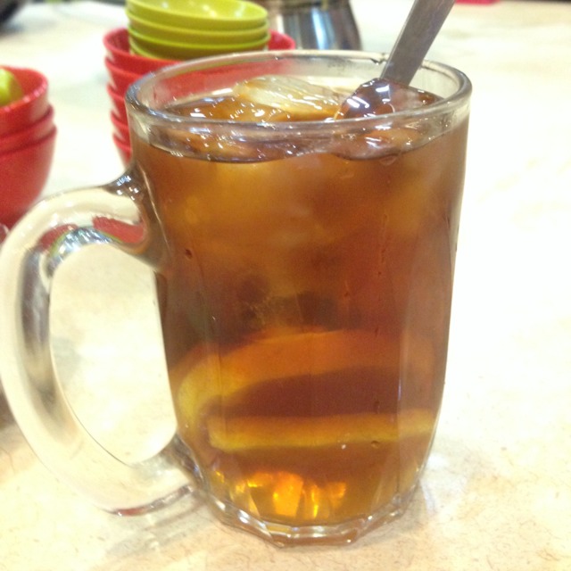 Ice Lemon Tea from Golden Mile Thien Kee Steamboat Restaurant on #foodmento http://foodmento.com/dish/9029