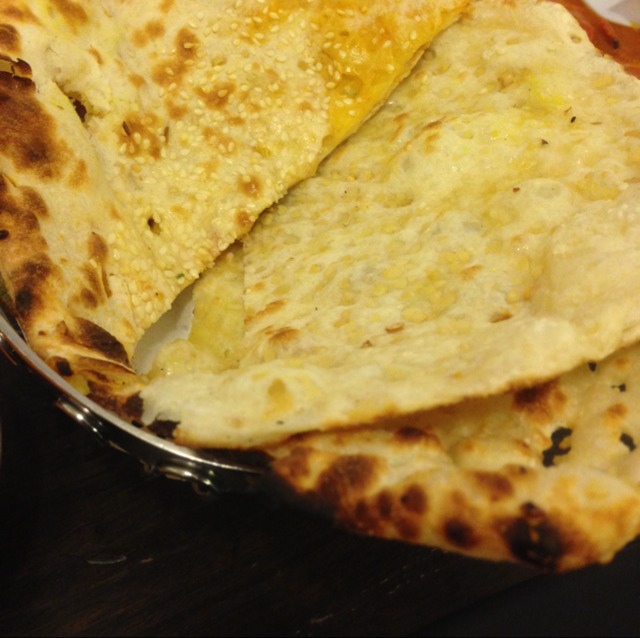 Garlic Naan from Shami Banana Leaf Delights on #foodmento http://foodmento.com/dish/6643