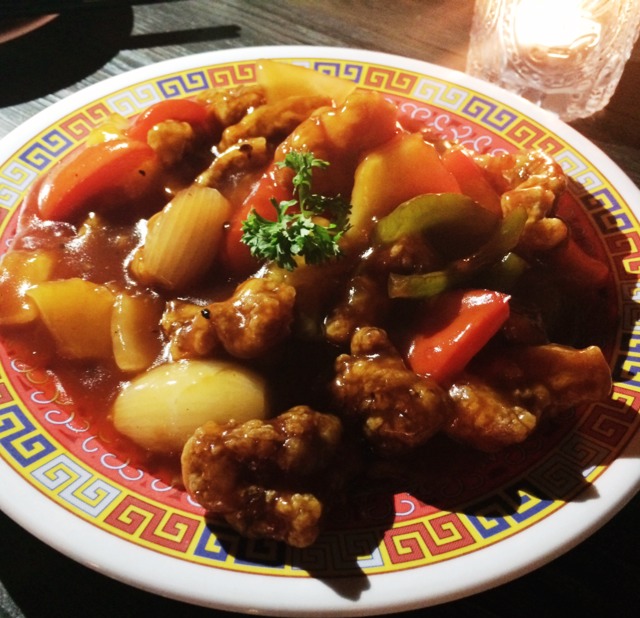 Sweet and sour pork  at Fu Lu Shou 福祿壽 on #foodmento http://foodmento.com/place/2842