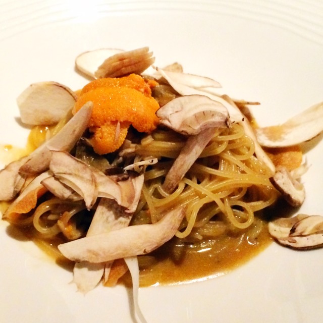 Angel Hair With Sea Urchin And Porcini Mushrooms  at Kee Club on #foodmento http://foodmento.com/place/3658