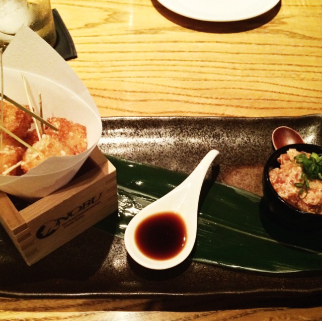 Crispy rice with spicy tuna from Nobu on #foodmento http://foodmento.com/dish/17222