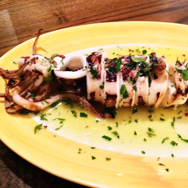 Grilled whole calamari with lemon and chilli at Papi on #foodmento http://foodmento.com/place/3993