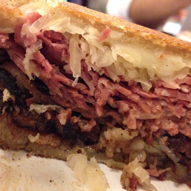 Corned Beef/pastrami Combo Reuben - Sandwiches​ at Eisenberg's Sandwich Shop on #foodmento http://foodmento.com/place/2478