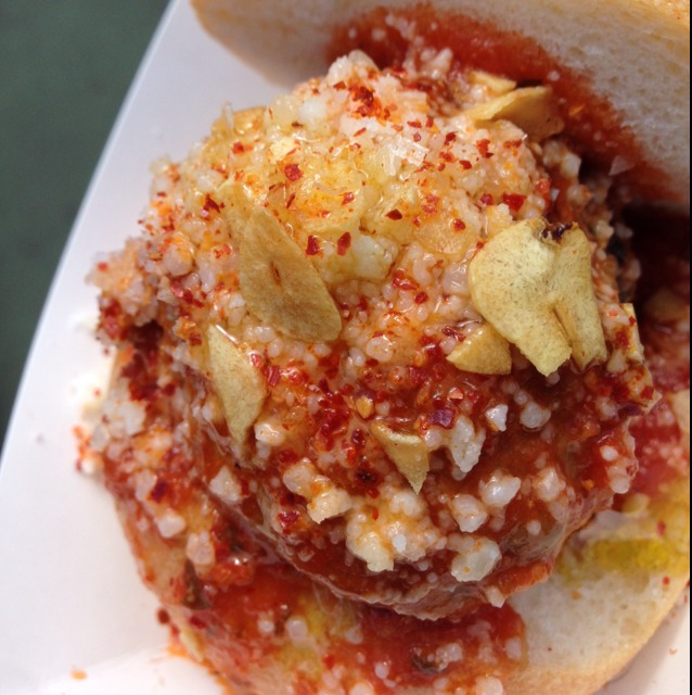 Meatball slider at Speedy Romeo on #foodmento http://foodmento.com/place/2839