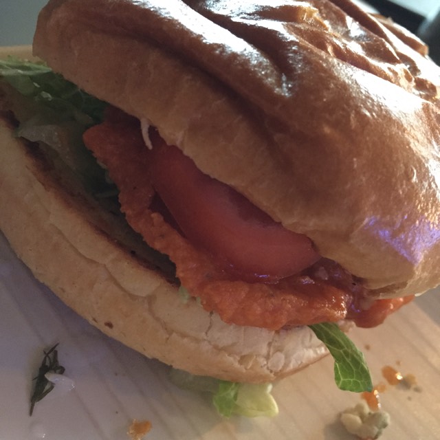 Buffalo chicken Sandwich from Tavern in the Square on #foodmento http://foodmento.com/dish/29375
