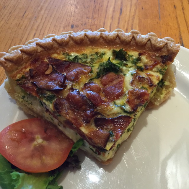 Bacon Scallion Kale Quiche at 1369 Coffee House on #foodmento http://foodmento.com/place/8124