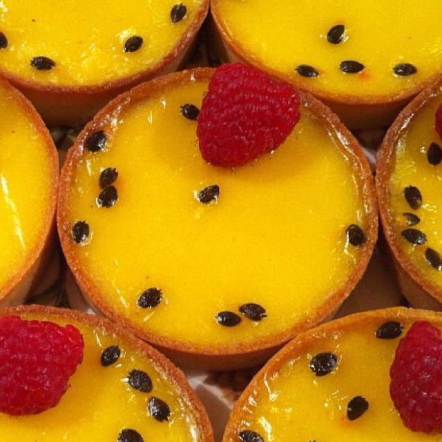 Passionfruit Raspberry Tart from Mean Bean & Wicked Grind (CLOSED) on #foodmento http://foodmento.com/dish/9194