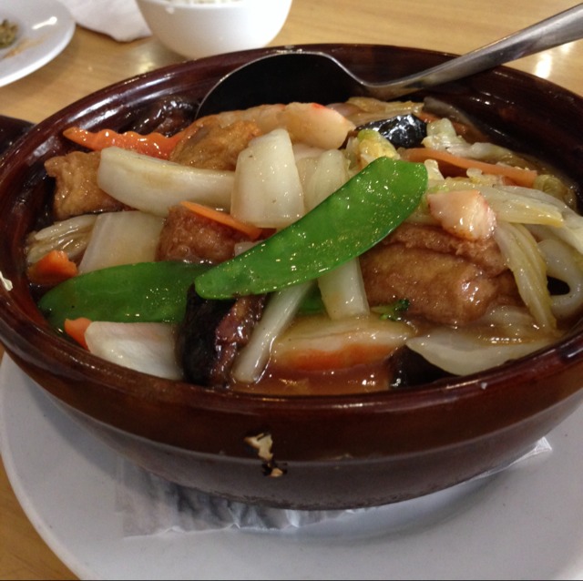 Vege Seafood Tofu Casserole  from Happy Buddha on #foodmento http://foodmento.com/dish/12996