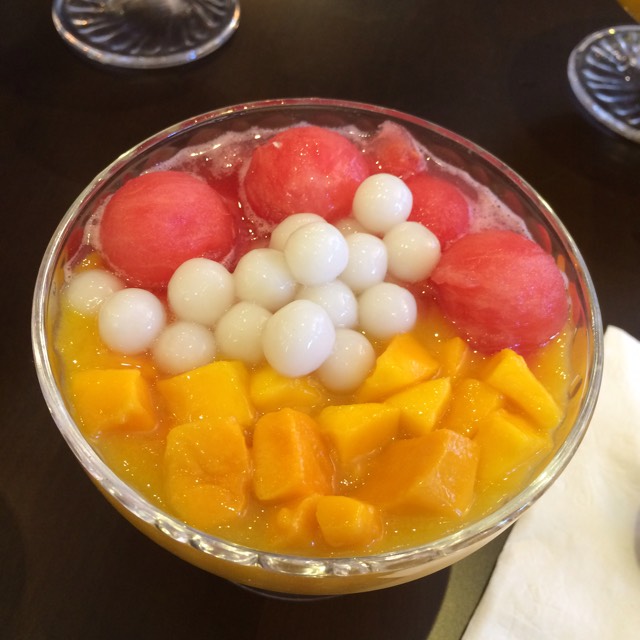 Mango Juice With Watermelon And Rice Ball from Mango Mango on #foodmento http://foodmento.com/dish/31729