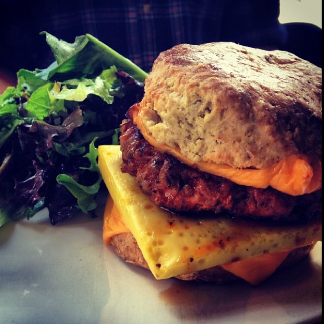 Sausage, Egg & Cheese Biscuit at Jeffrey's Grocery on #foodmento http://foodmento.com/place/3093
