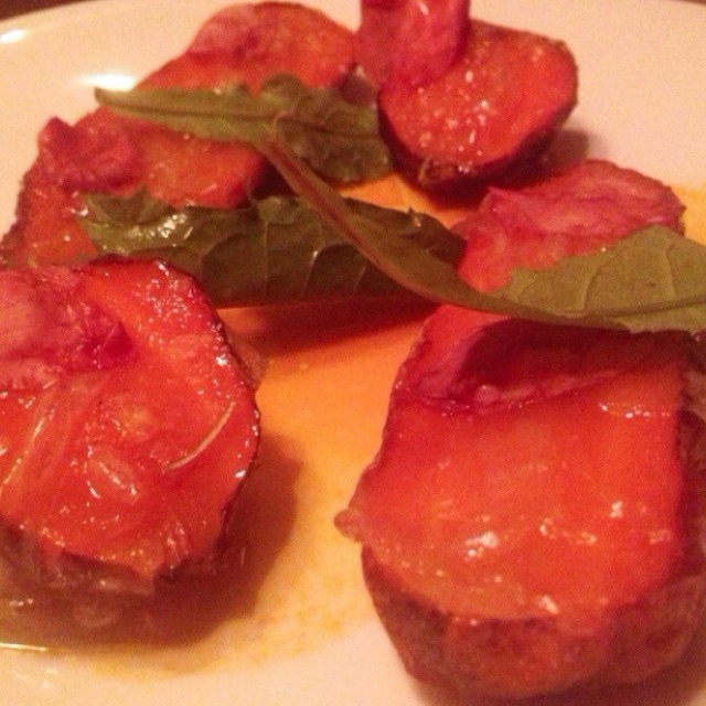 Carrots, Lardo, Mustard from ACME on #foodmento http://foodmento.com/dish/13399