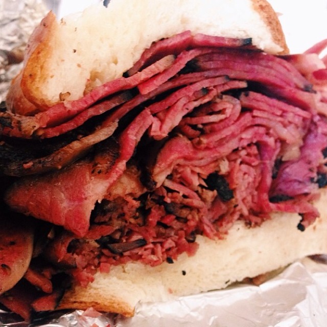 Hot Pastrami Sandwich from 2nd Ave Deli on #foodmento http://foodmento.com/dish/13390