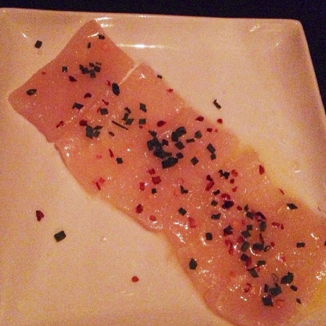 Swordfish Crudo from Virgola (CLOSED) on #foodmento http://foodmento.com/dish/13301