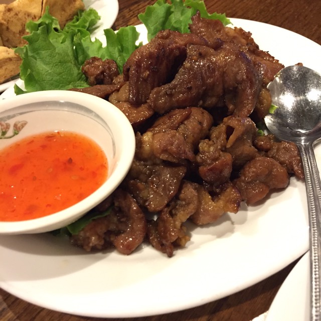 B.B.Q. Pork - Appetizer‎ at SriPraPhai Thai Restaurant on #foodmento http://foodmento.com/place/383
