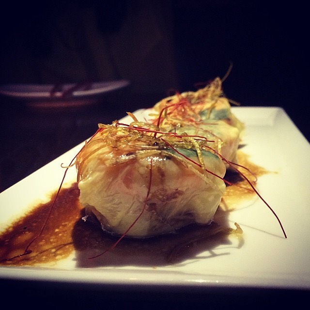 Yuba Dumpling, Shrimp, Water Chestnuts... from Sakamai on #foodmento http://foodmento.com/dish/19163