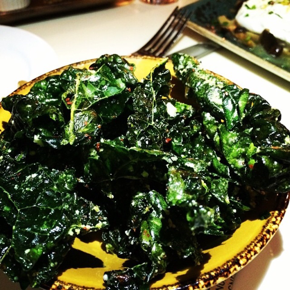 Spiced Fried Kale at Cookshop on #foodmento http://foodmento.com/place/2204