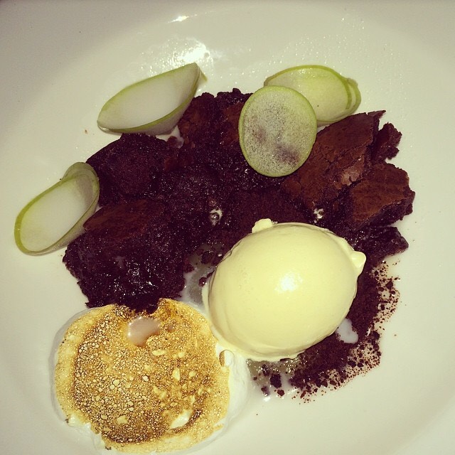 Roast Chocolate Brownie, Apple Ice Cream... at Rosette on #foodmento http://foodmento.com/place/3027