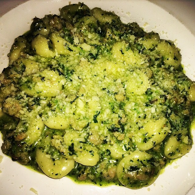 Orecchiette, Sweet Italian Sausage, Broccoli Rabe Pesto at Perla on #foodmento http://foodmento.com/place/3160