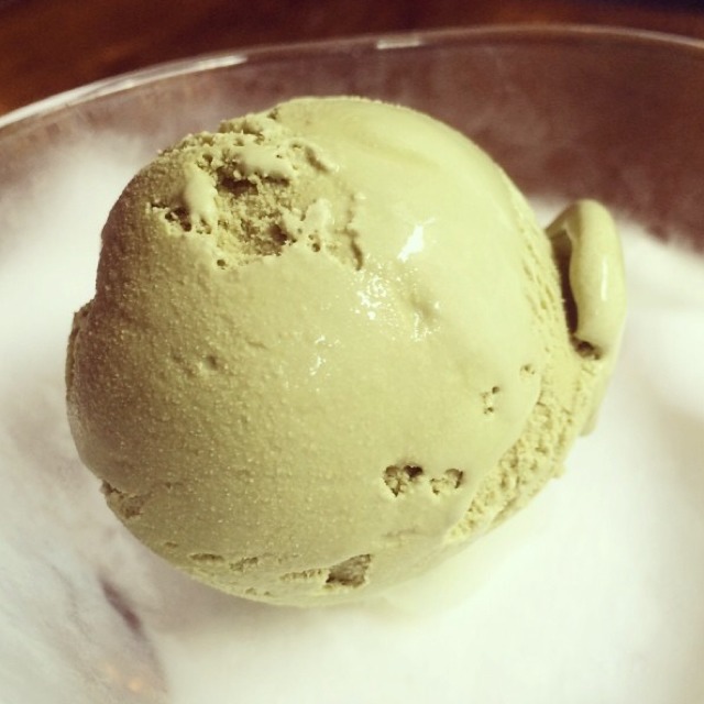 Green Tea Ice Cream at SobaKoh (CLOSED) on #foodmento http://foodmento.com/place/3388
