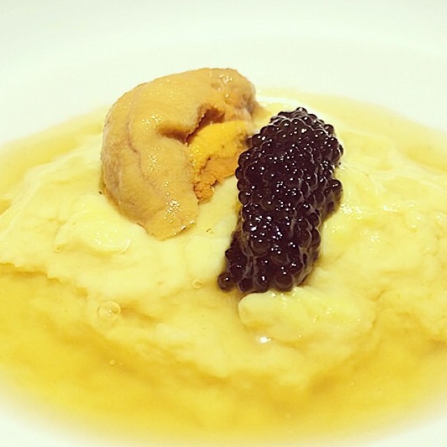 Sea Urchin Scrambled Egg, Sturgeon Caviar at Dieci on #foodmento http://foodmento.com/place/3392