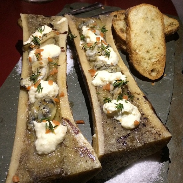 Bone Marrow, Smoked Oysters, Salt Cured Blood Orange... at Ducks Eatery (CLOSED) on #foodmento http://foodmento.com/place/3463