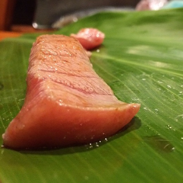 Medium Fatty Tuna (Chutoro) at Sushi Dojo NYC on #foodmento http://foodmento.com/place/3488