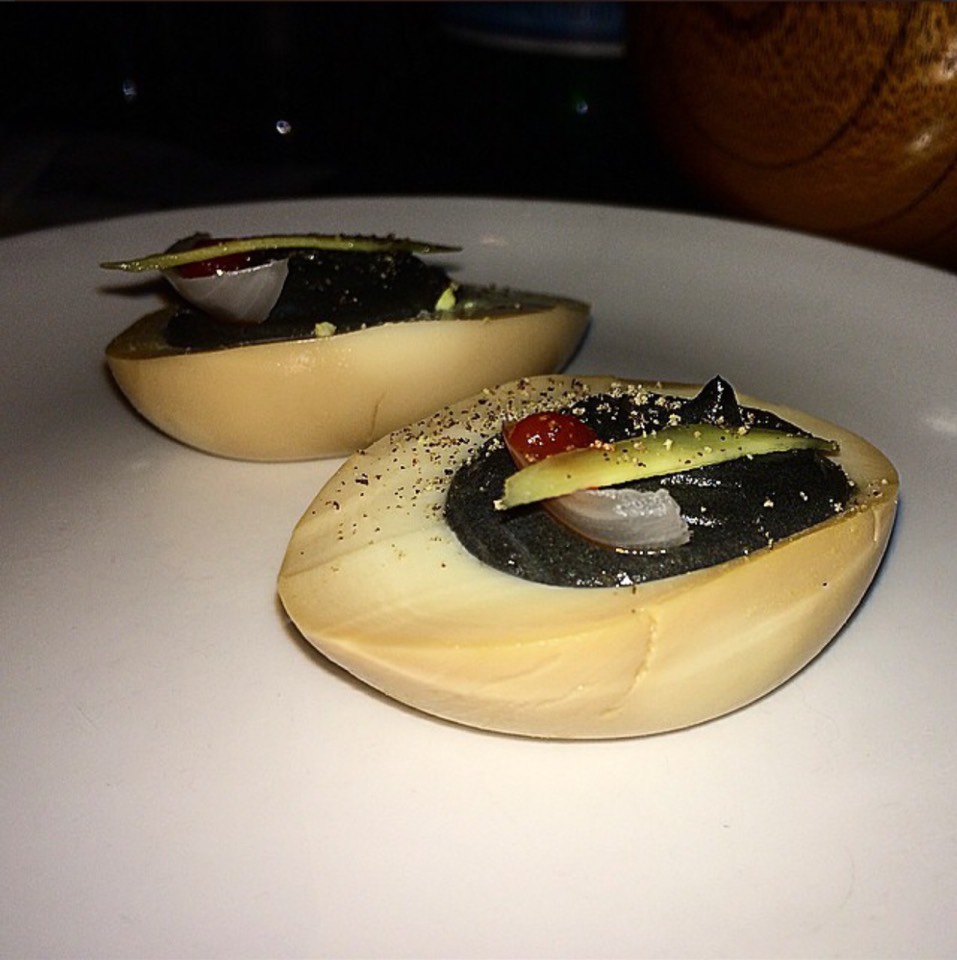 Deviled Eggs from Bar Sardine (CLOSED) on #foodmento http://foodmento.com/dish/20349