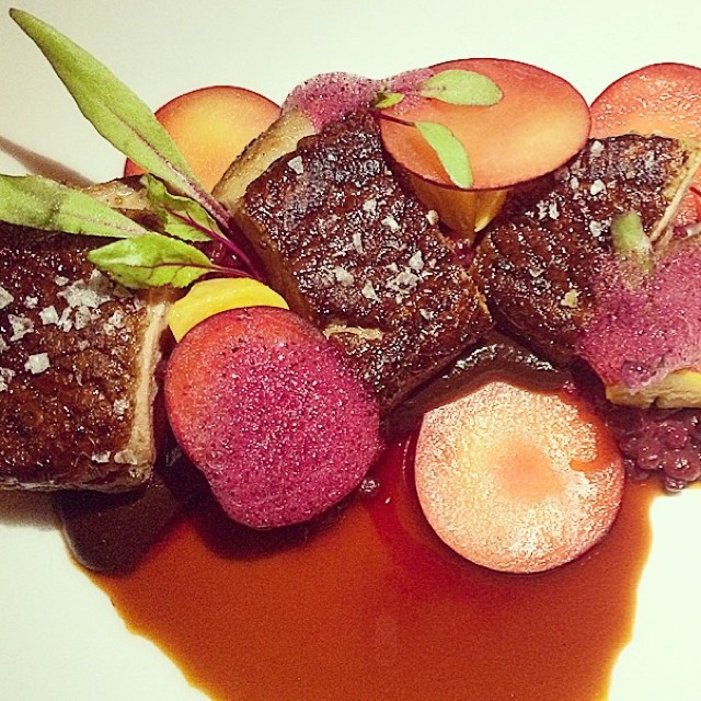 Rohan Duck, Plum, Beet, Lavender at Piora on #foodmento http://foodmento.com/place/3602