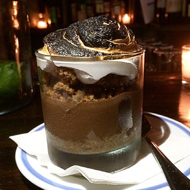 S'mores Dessert (Marshmallow, Valrhona Chocolate Pudding, Graham Cracker) at Little Prince on #foodmento http://foodmento.com/place/3614
