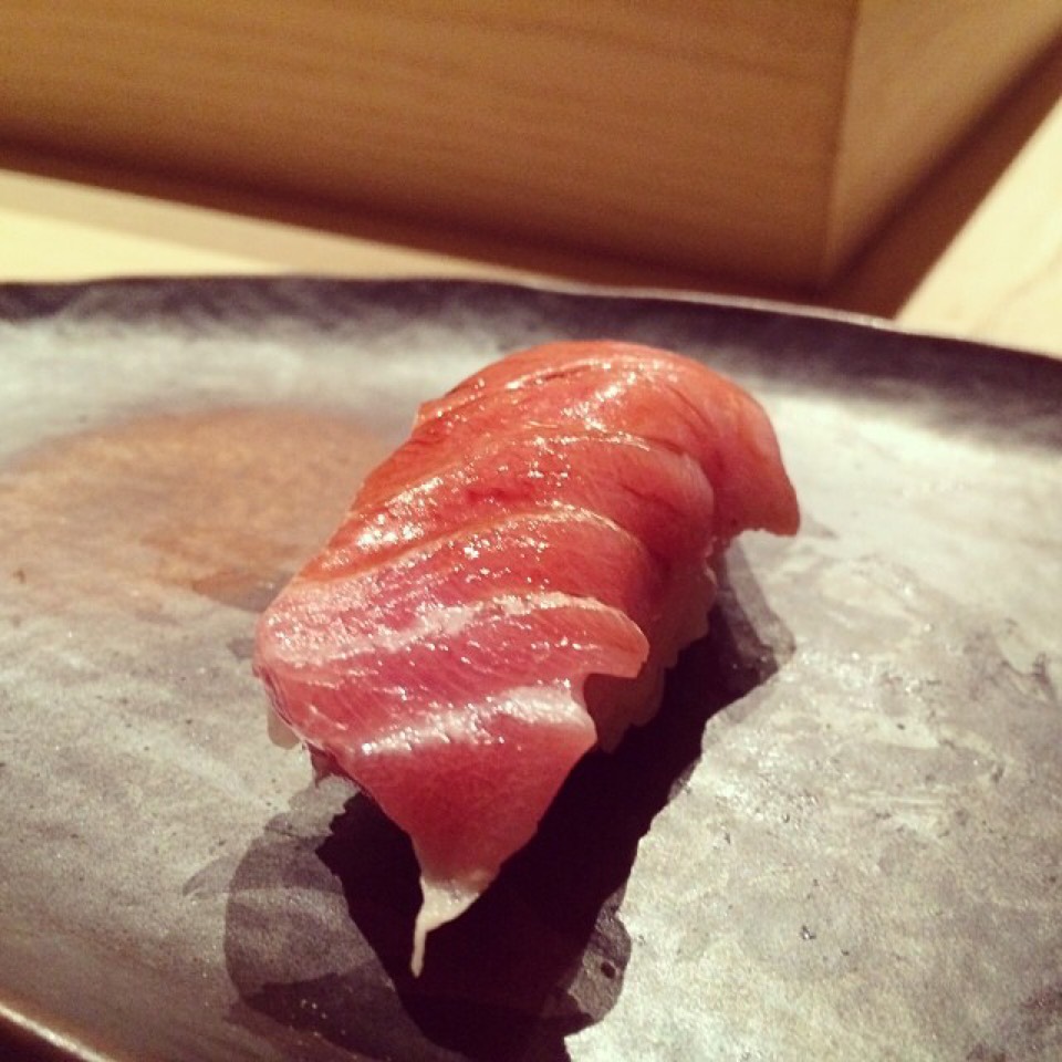 Toro (Fatty Tuna) Sushi from Kura on #foodmento http://foodmento.com/dish/14683