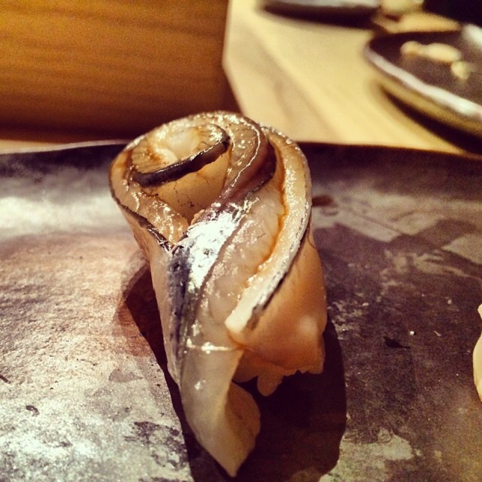 Mackerel Sushi at Kura on #foodmento http://foodmento.com/place/3645